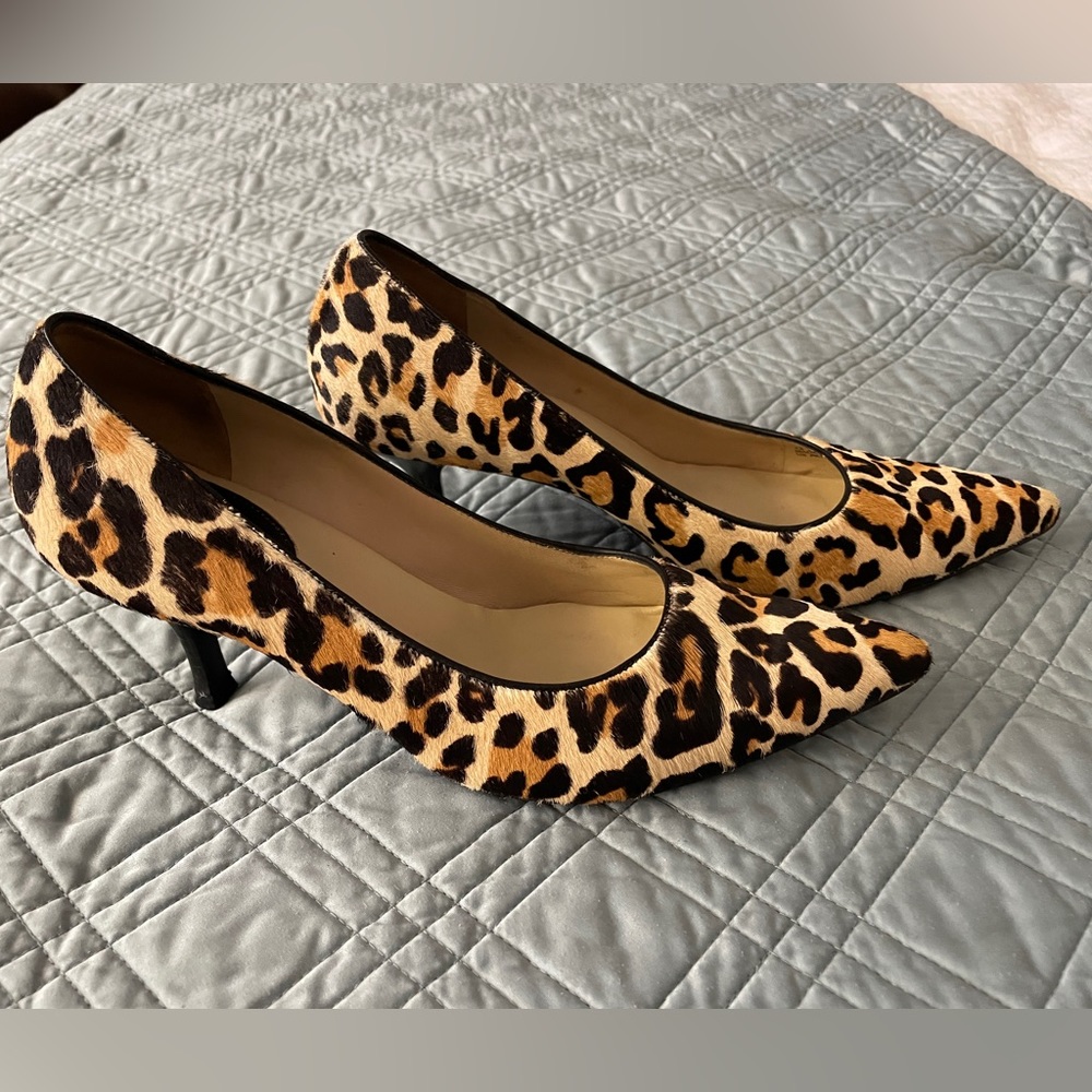 Cole Haan calf hair Nike Air heels, size 8.5